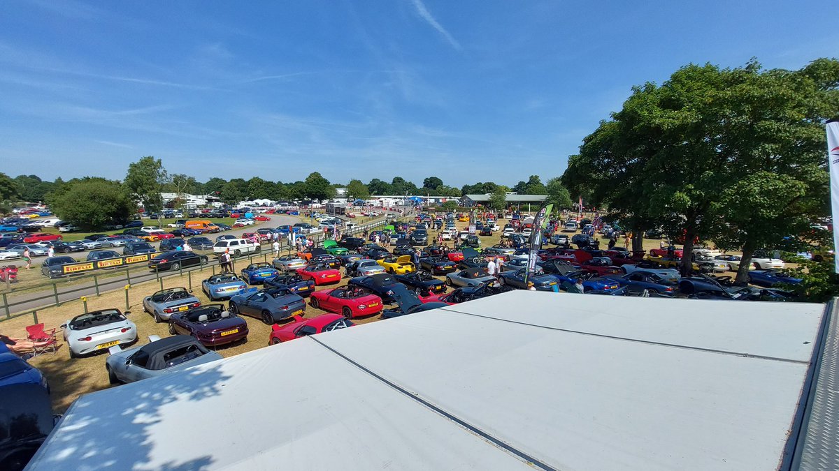 Soaking up the UV at <a href="/Oulton_Park/">Oulton Park</a> for #Tunerfest

No racing for us this weekend,  just providing the hospitality!