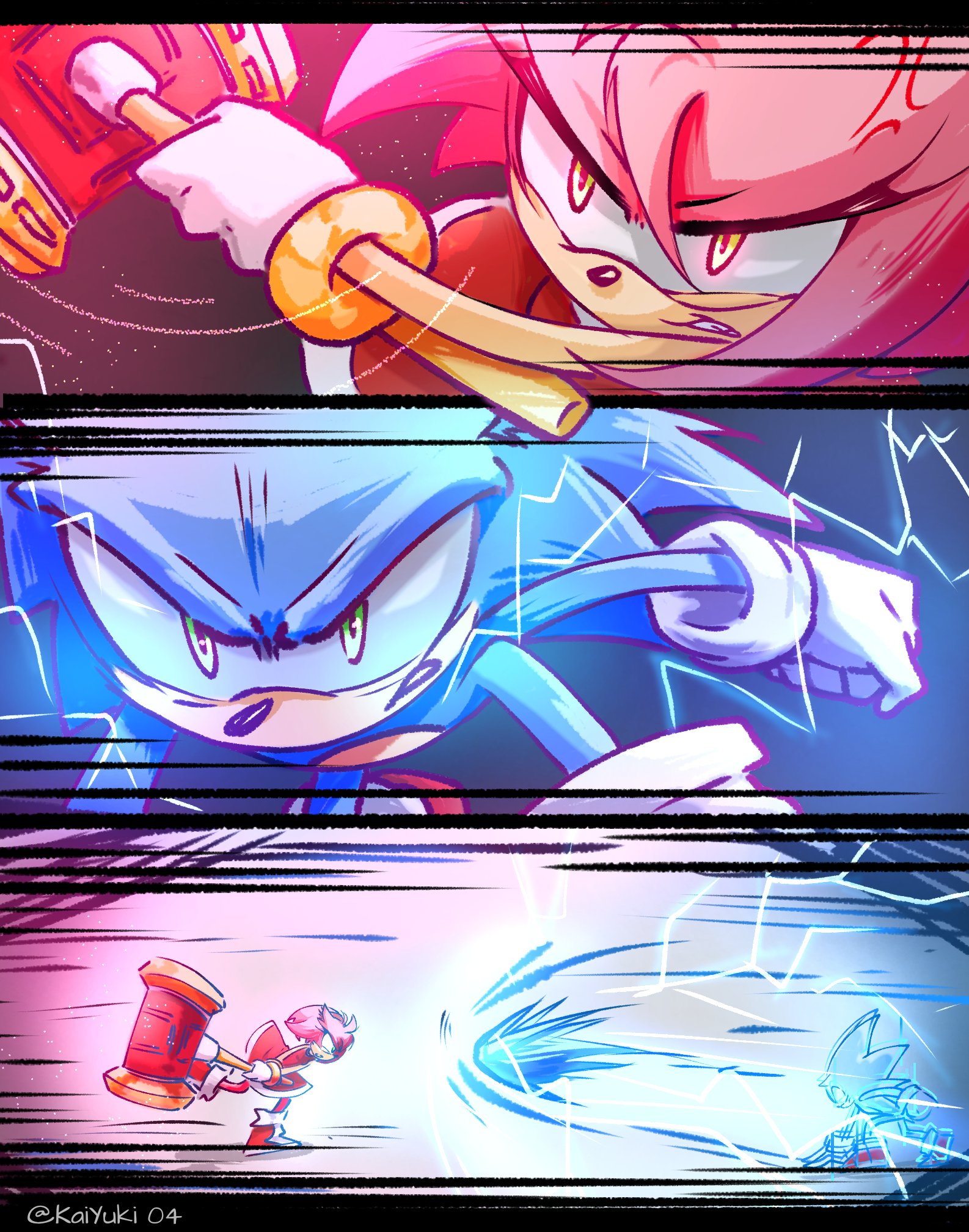 Sonic vs Amy