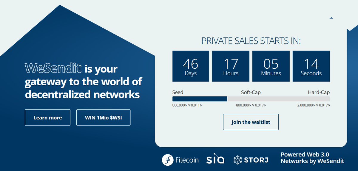 WeSendit - Filetransfer & Web3 Storage Aggregator tweet media