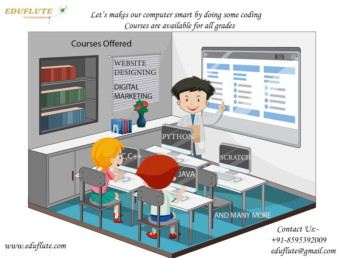 ShilpaChugh11's tweet image. Coding Classes For All Grades
#codingfaculty #onlineteacher #websitedesigning #pythonfaculty #codingforkids #msoffice #bcacoaching #mcacoaching #eduflute 
#advancedexcel #seo #digitalmarketing 
superprof.co.in/best-computer-…
eduflute@gmail.com +91-8595392009
eduflute.com