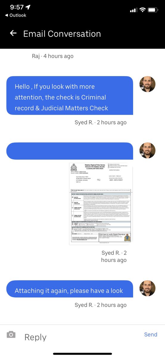 RizviSaadiq's tweet photo. @Uber_Support @Uber this is the conversation with your agents and shows the unprofessionalism https://t.co/hMenaiwxpG