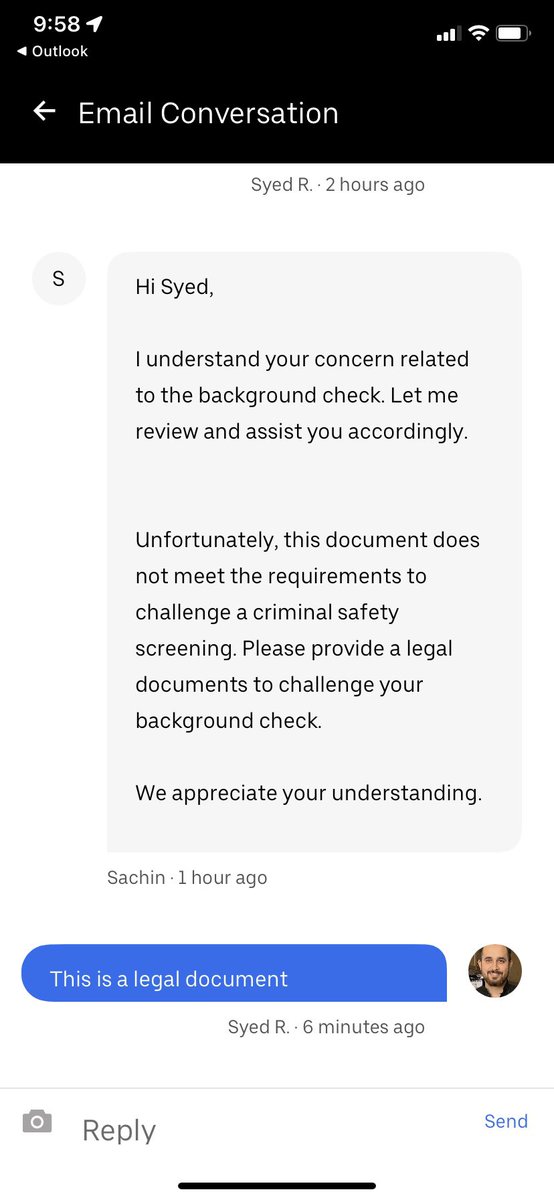 RizviSaadiq's tweet photo. @Uber_Support @Uber this is the conversation with your agents and shows the unprofessionalism https://t.co/hMenaiwxpG