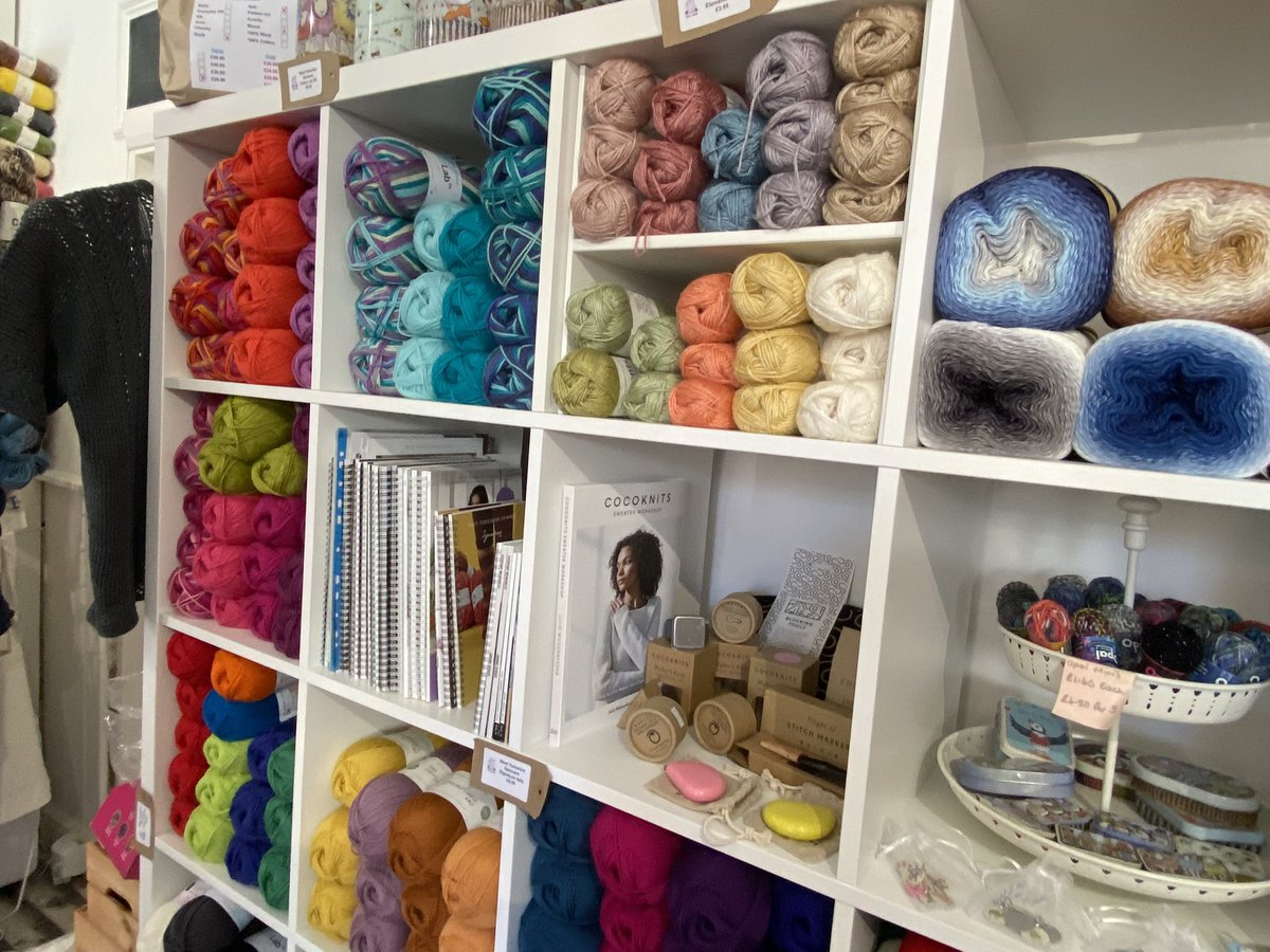 Dropped into <a href="/EweAndYarn/">Ewe And Yarn</a> in Thirsk this morning. What a treasure trove! #educrochet