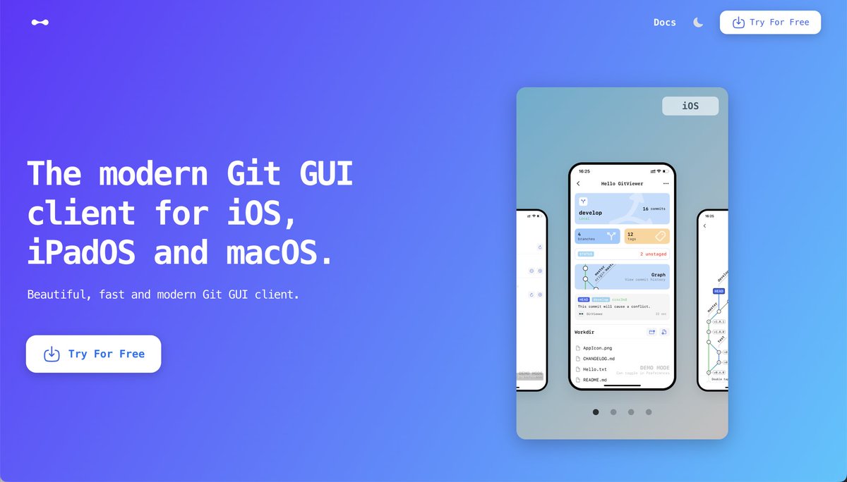 GitViewer's tweet image. New design of the website. GitViewer.com