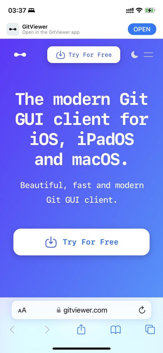 GitViewer's tweet image. New design of the website. GitViewer.com