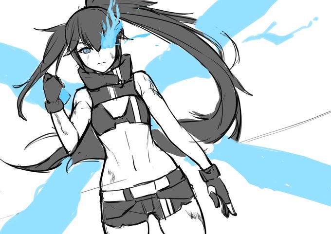 新しいアイコン用にちょこちょこ進めるエンプレスのラフ
12話の最後のオーバードライブのイメージ 