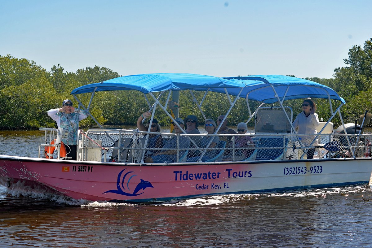tidewatertours's tweet photo. We love our morning cruises...see the Dolphins play in our wake.
.
☎️ (352) 543-9523 or 🔗 https://t.co/hRT27TZRHo
.
🌊#TidewaterTours #cedarkey #cedarkeyflorida #comeseeus #lovecedarkey #anofficewithaview #hiddencoast #dolphincruise #sunsetcruise https://t.co/pgOfWArK9f