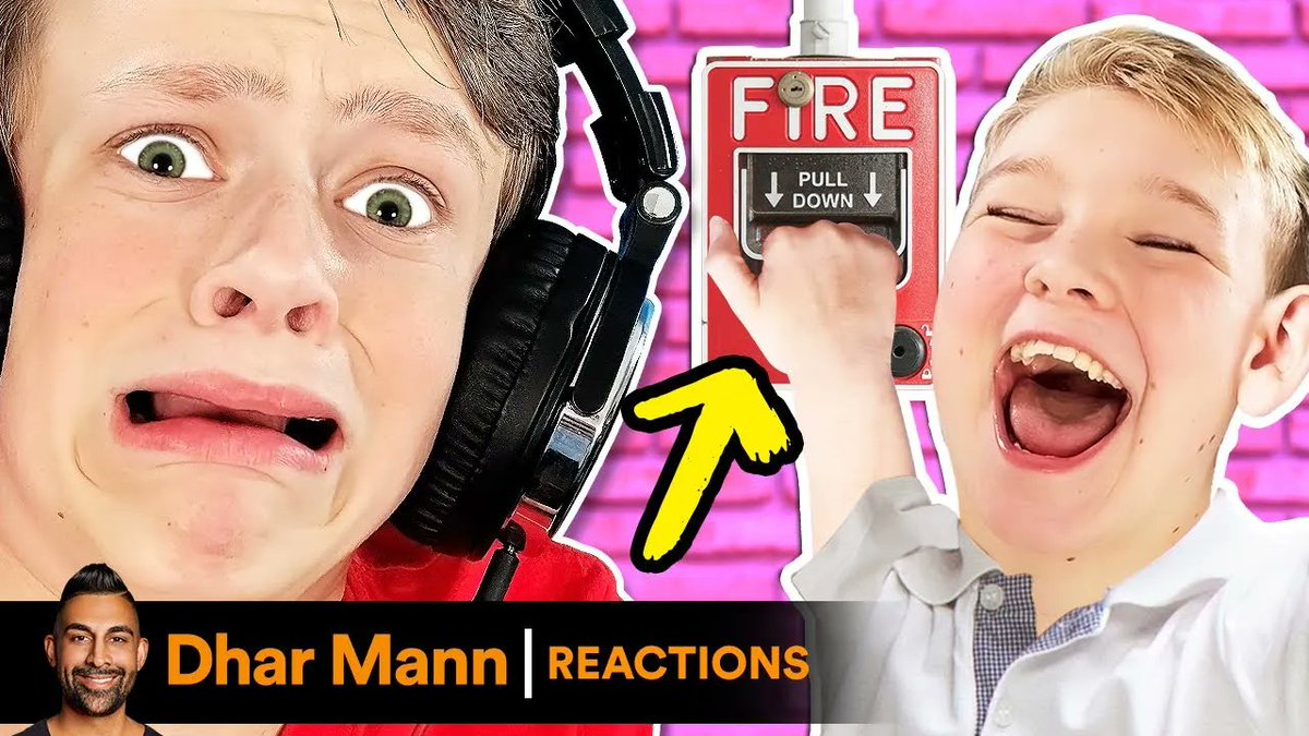 Dhar Mann On Twitter Kid Pulls Fire Alarm To Skip Test REACTION 