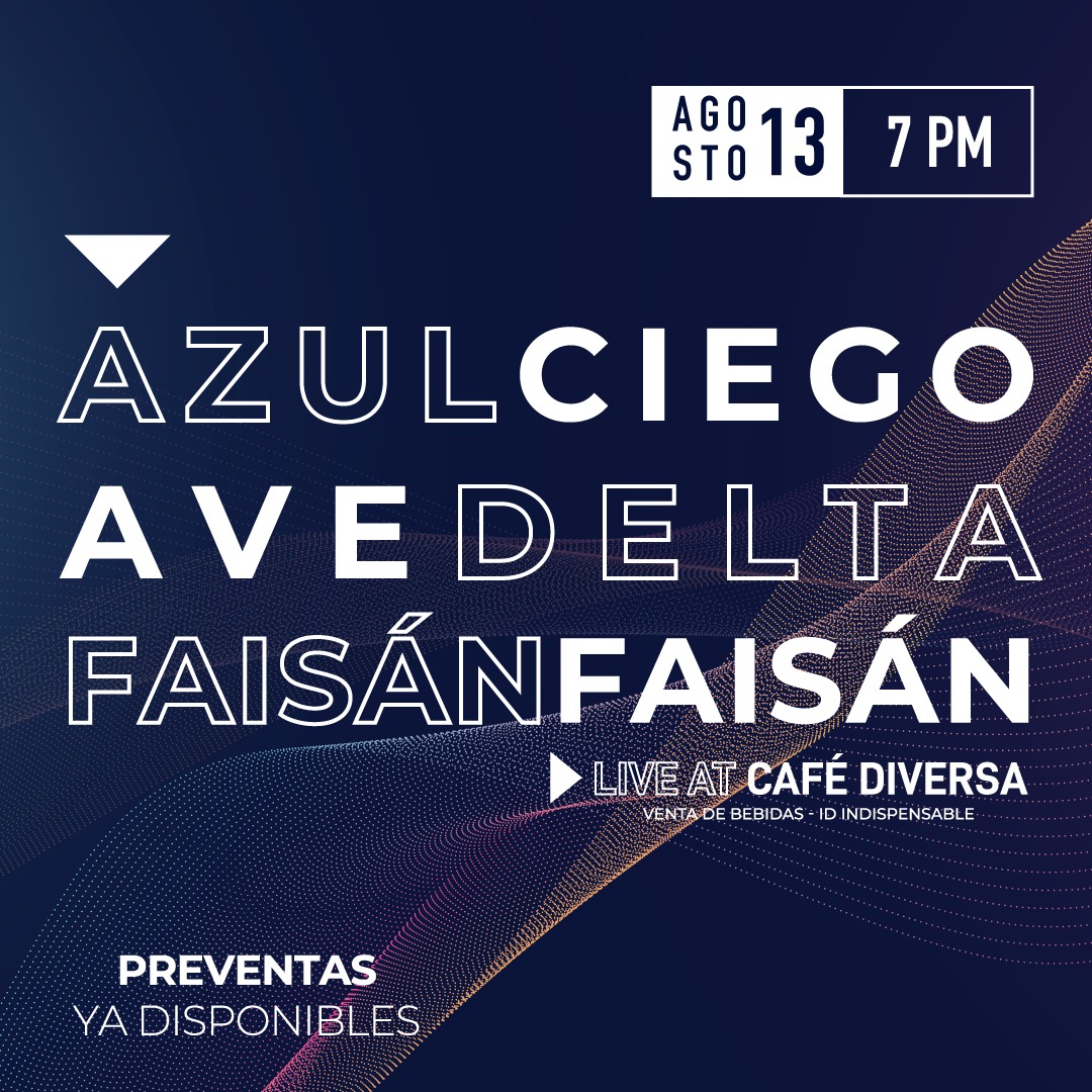 Show en casa! 🕺🏻💃🏻 ¿A quiénes veremos por ahí? Usen el código avedelta y consigan su preventa: eventbrite.com.mx/e/azul-ciego-a…