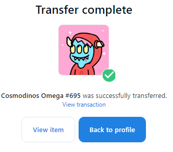 AngelsvsDemons9's tweet photo. Congratulations on winning this demonic little #Cosmodino @KahnMan13! Hope to also welcome u in the Angels VS Demons community soon!
#NFTgiveaway @Cosmodinos #NFTcommunity #NFTairdrop #Ethereum #NFTs https://t.co/5gaDsbUlDP