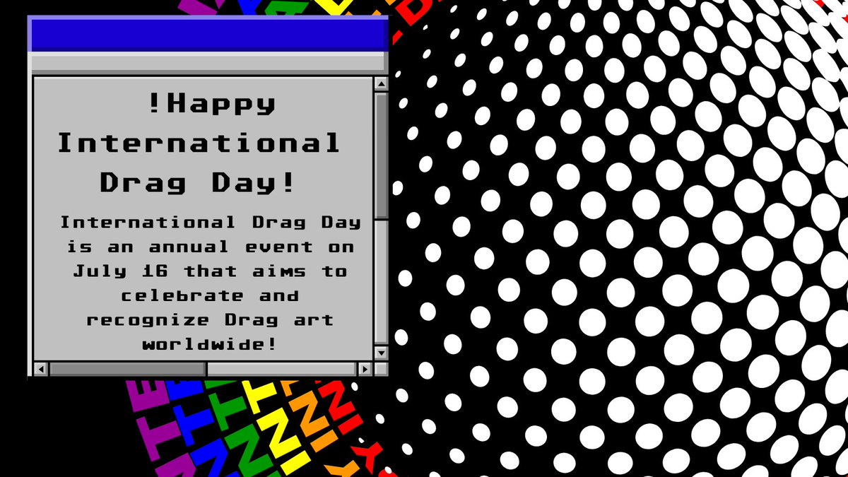 MNSentinels's tweet photo. Happy #InternationalDragDay! https://t.co/0hAc5SIefx