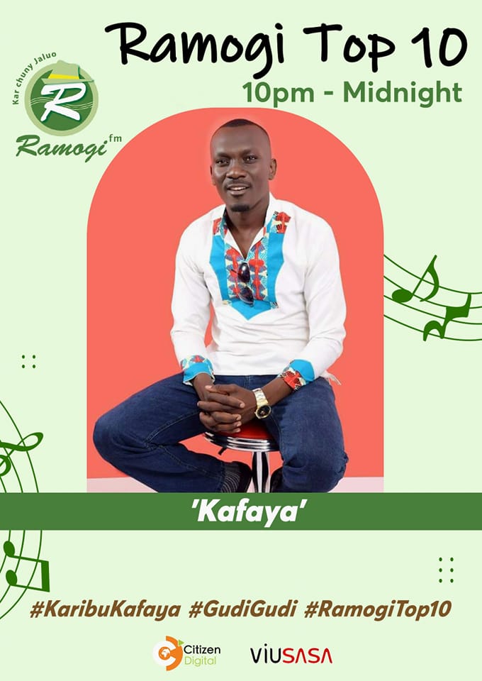 10PM nyaka 00AM. Machiegni ahinya icham ngolo mag #Ohangla kendo iwinj moor e #RamogiTop10.
Jalendo Solomon Atito KAF🔥YA