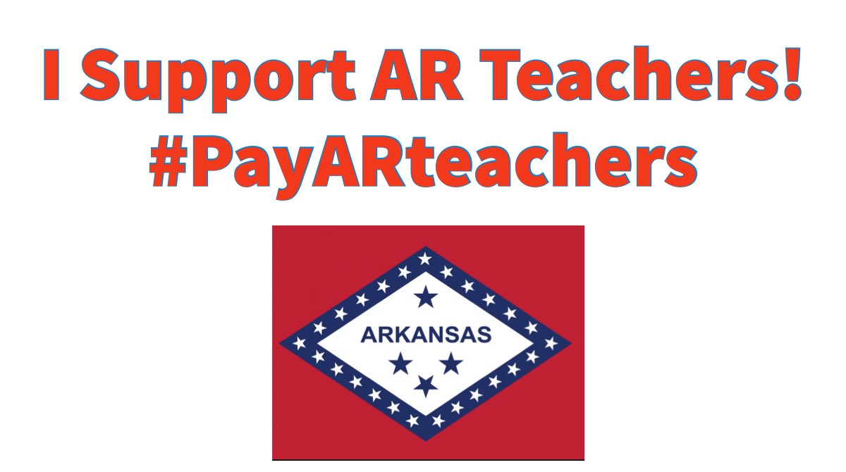 We could give every AR teacher a $5000 raise &amp; only use approximately $225 million of the $1.6 billion surplus. That doesn’t include using the $945M surplus after FY21. With a $425 per student increase in FY23 &amp; beyond we sustain it for $250 million annually. #PayARteachers