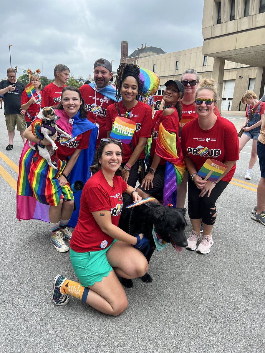 SAStrongMD's tweet photo. Pictures from the #Pride parade in July in #Omaha loading… 2/

#NebraskaPride
@unmc
@NebraskaMed 
@unmcpsychiatry https://t.co/K8GyzBS7Vh