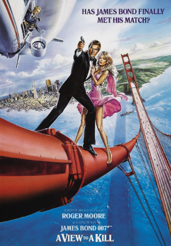 FilmsQuirky's tweet photo. #NowWatching #FilmTwitter 📽️🎬
#AViewToAKill (1985)

#RogerMoore #ChristopherWalken #TanyaRoberts
#GraceJones #PatrickMacnee #PatrickBauchau
#DavidYip #FionaFullerton #ManningRedwood https://t.co/tOYCMcKQUl