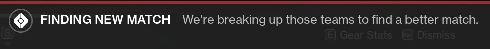 DelboyDylan's tweet photo. When it comes to PvP @Bungie could we have less of instances of needing this? Matches that end like this are not fun. https://t.co/rpDCCdX11X