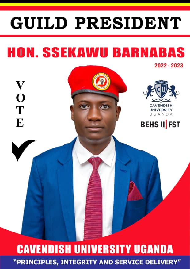 Kimtai_Mo's tweet photo. Congratulations @SsekawuBarnabas upon being 
The new guild president of #CavendishUniversity ✊
#PeoplePowerOurPower #Nterede https://t.co/EEhQPfjJQ9
