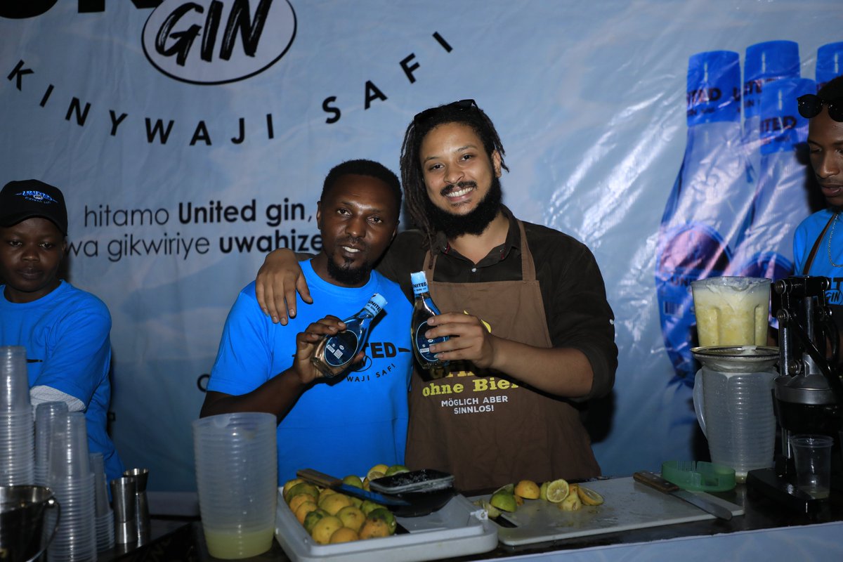 EMGrwanda's tweet photo. "UNITED GIN, GIN IMARA INYOTA" is here at canal olympia Rebero! Dutaramane muri TRAPPISH 2 CONCERT🔥
PROUDLY SPONSORED BY @united_gin_rwanda https://t.co/pMyTIboVpX
