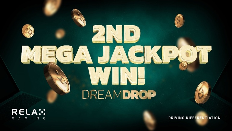 Lucky Player Hits the Dream Drop Mega Jackpot by Relax Gaming