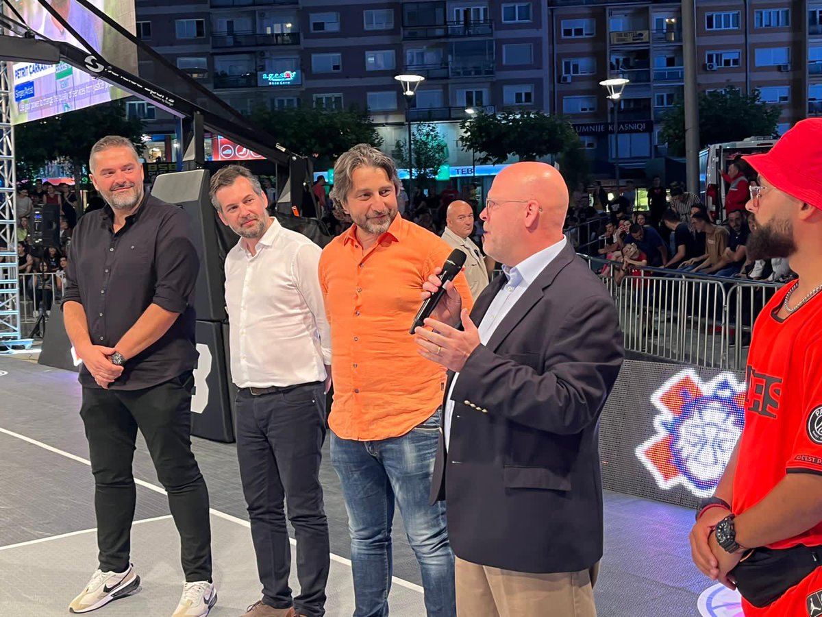 Outstanding event bringing people together to have fun &amp; raise awareness about access to justice &amp; rule of law through sports. At the #3x3ChPristina 2022 this evening cheering on our own U.S. team, representing Omaha - good luck to all participants! 🇺🇸🇽🇰