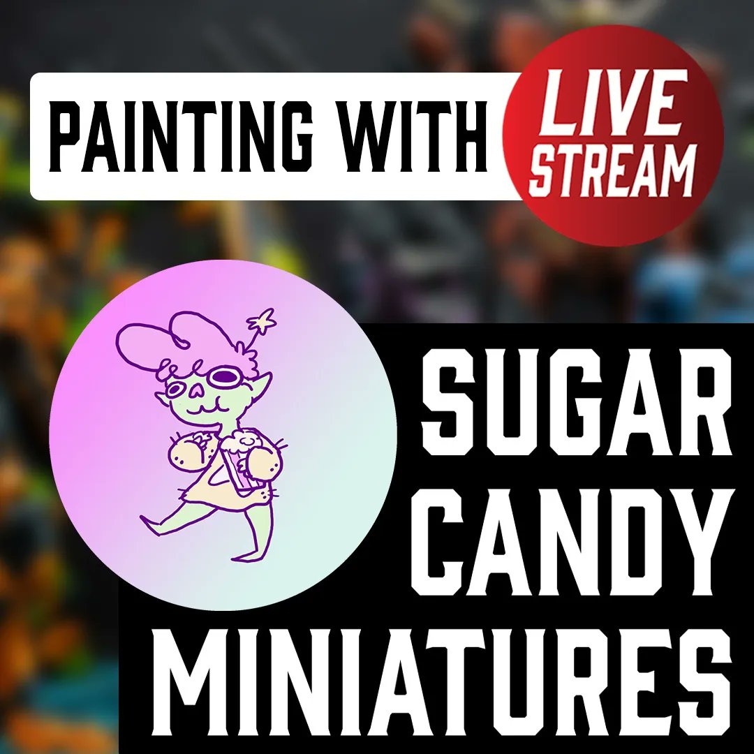 m_m_mayhem's tweet image. Going on call for a special guest stream with Sugar Candy Miniatures (links in replies) tonight at 7:30PM mountain time! The wet palette from the last #Skorne stream is still good, so that's what I'll be working on! #miniaturepainting