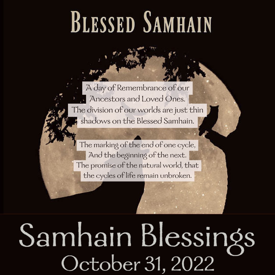 laviniakauthor's tweet photo. Blessed Samhain and Happy Halloween #samhain #halloween #halloween2022 https://t.co/8JMdX0psE8