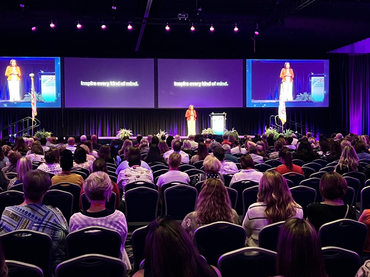 “Education transforms. I’m living proof of that. And as principals, you’re at the heart of that. We can be intentional about inspiring every type of mind.”-@barbarawhye #NAESP22