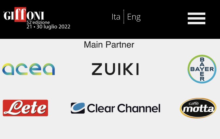 CarloGarzia's tweet photo. Siete sponsor del #Giffoni2022 che ospita Orsini. Io non alimento la propaganda, quindi depenno i vostri servizi e prodotti dalla mia lista della spesa. À la guerre comme à la guerre. @AceaGruppo @BayerItalia @Zuiki_Italia @Acqua_Lete @clearchannel_it Caffè Motta.#UkraineInvasion https://t.co/AFi81ObtQk