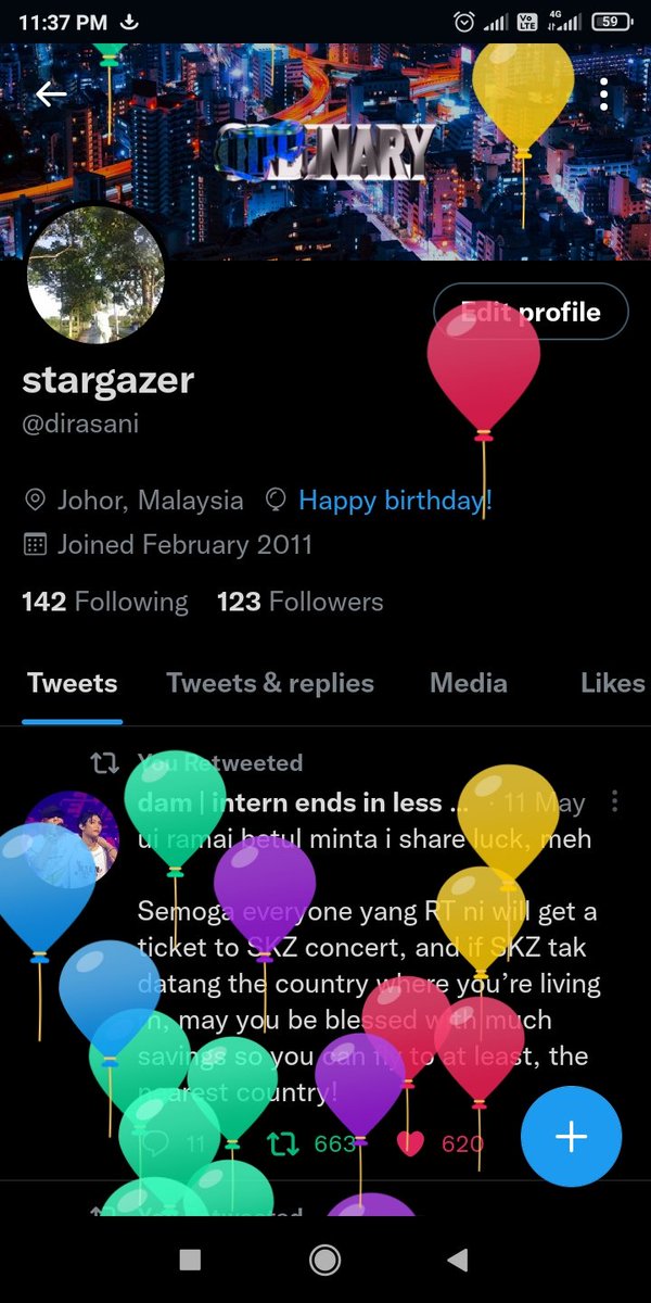 dirasani's tweet photo. Thank you for reminding me about my birthday🥰 https://t.co/TZUk1YHAqX