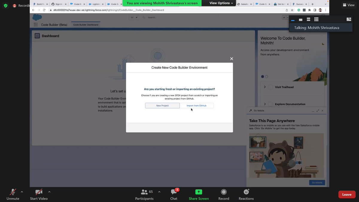 I_am_SachinJha's tweet image. It was a good Demo by @msrivastav13  on Code Builder(Beta) and thanks @amit_sfdc  and Salesforce Developer Group, Farmington, United States for this Session.
Few important Considerations for Code Builder Beta in thread

@SalesforceDevs @SalesforceforIT 
#CodeBuilder