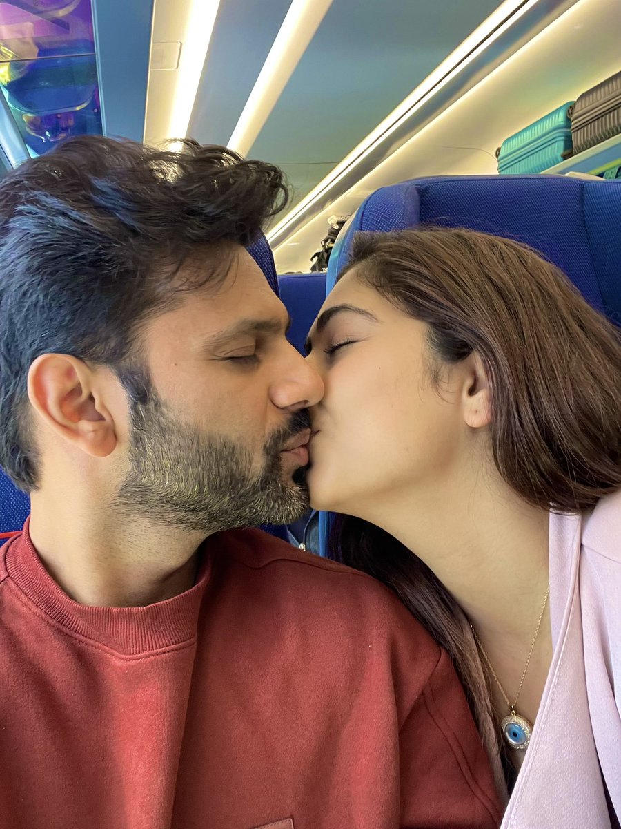 1 year has passed by &amp; so fast. Am so blessed to have u as my life partner! Really want u &amp; only u for agle 7 janam however cliche it sounds😛 Your inner beauty makes me shine everyday.I love you wifey! To many more years of laughter happiness &amp; cute moments together 🥂❤️ #DisHul