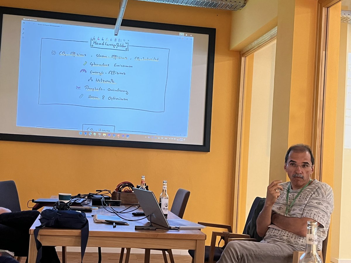 ektoplant's tweet image. Aydin auf dem #nossued zum Thema #greencode #greensoftwaredevelopment @a_mirmohammadi