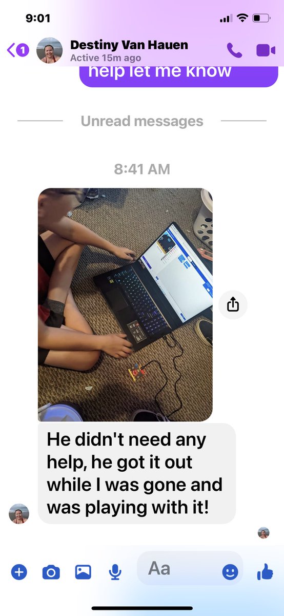 GinaBeckMiller's tweet image. @BelPlaineCSD @microbit_edu @IowaSTEM @STEM_SE_Iowa when your Micro:bit students want to work over the summer!!! 🙌🏼#bplftadamakerspace