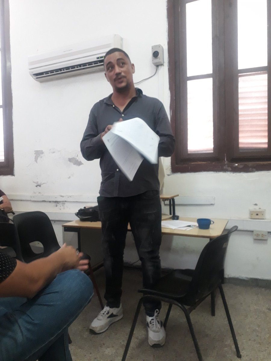 Qué mejor regalo para nuestra <a href="/CujaeRedSocial/">Universidad Tecnológica de La Habana</a> que un día como hoy 16 de julio, natalicio de José Antonio, sé estén defendiendo Trabajos de Diploma de <a href="/CujaeInf/">Inf_CUJAE</a> en su modalidad Semipresencial
@HumbeDiazCUJAE
<a href="/AnaisaHernndez1/">Anaisa Hernández González</a> 
<a href="/modesto_gc/">Modesto Ricardo Gómez Crespo</a> 
<a href="/Yasser28689317/">Yasser</a>