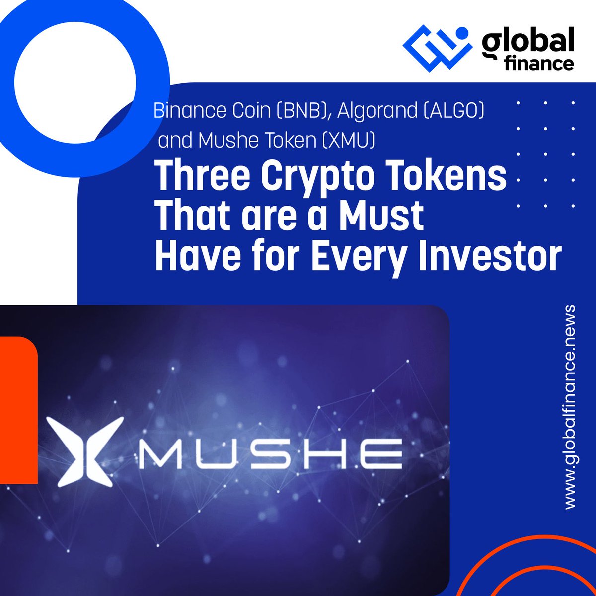 globfinanceoff's tweet photo. Binance Coin(BNB), Algorand(ALGO) and Mushe Token(XMU) three crypto tokens that are a must have for every investor.
π https://t.co/JreEzceYnG
#binancecoin #ethereum #algorand #mushetoken #cryptocurrencies https://t.co/kVlMJ4708E