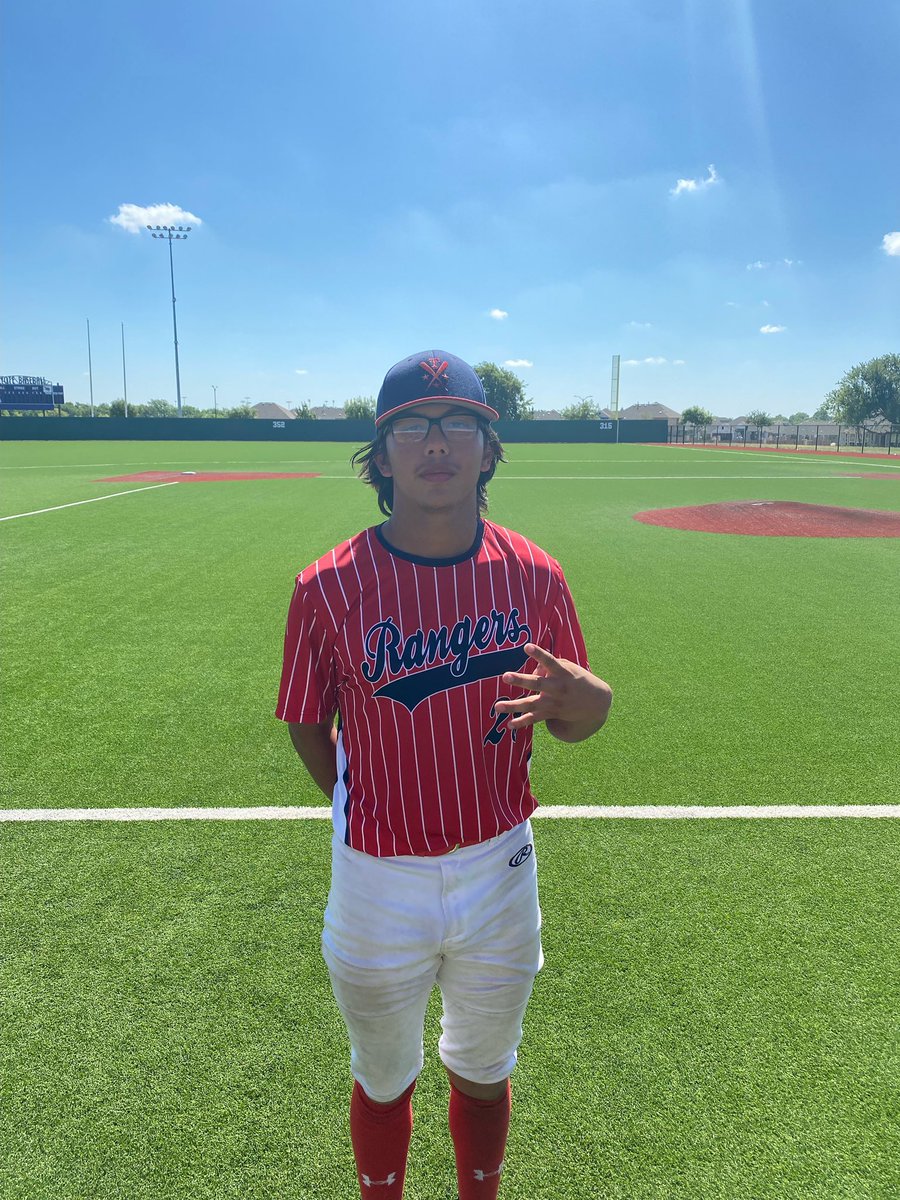 #SummerClassicSS F: TBA Rangers 17u Blue 9, Texas Titans 2
PoG: Cooper Morgan 5 IP, 5K, 3H, ER, BB
Hitter: Alex Sanchez 2-4, 2B, 3 RBI, R
Notable: <a href="/kirkbride_ty/">Ty Kirkbride</a> 2-3, 3B, RBI, 2R, BB