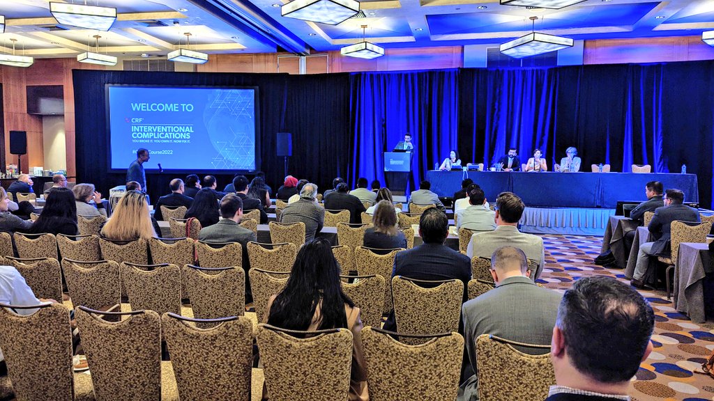 SSinSF's tweet photo. Great session on coronary complications at #CompCourse2022 today with @KateKearney4 @SanjogKalra @DrDarshanDoshi @mbmcentegart @JenniferTremmel - a must-attend for ICs who are looking to improve their skills - kudos @crfheart @jamiemccabeMD @ajaykirtane @DrBillLombardi https://t.co/lzOP2HHm2y