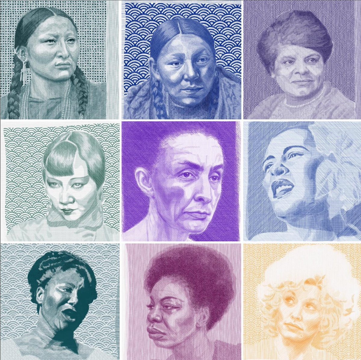 TypewritrMoment's tweet photo. In case you aren't following us on Instagram, @zp5036  has been creating a wonderful series of women, done in a digital painting style. App: Tasuyui Sketches #painting #digital #instagram 
Here are some examples in Lecia's collection: https://t.co/L6C41MHY9V https://t.co/7wHEcwkDn0