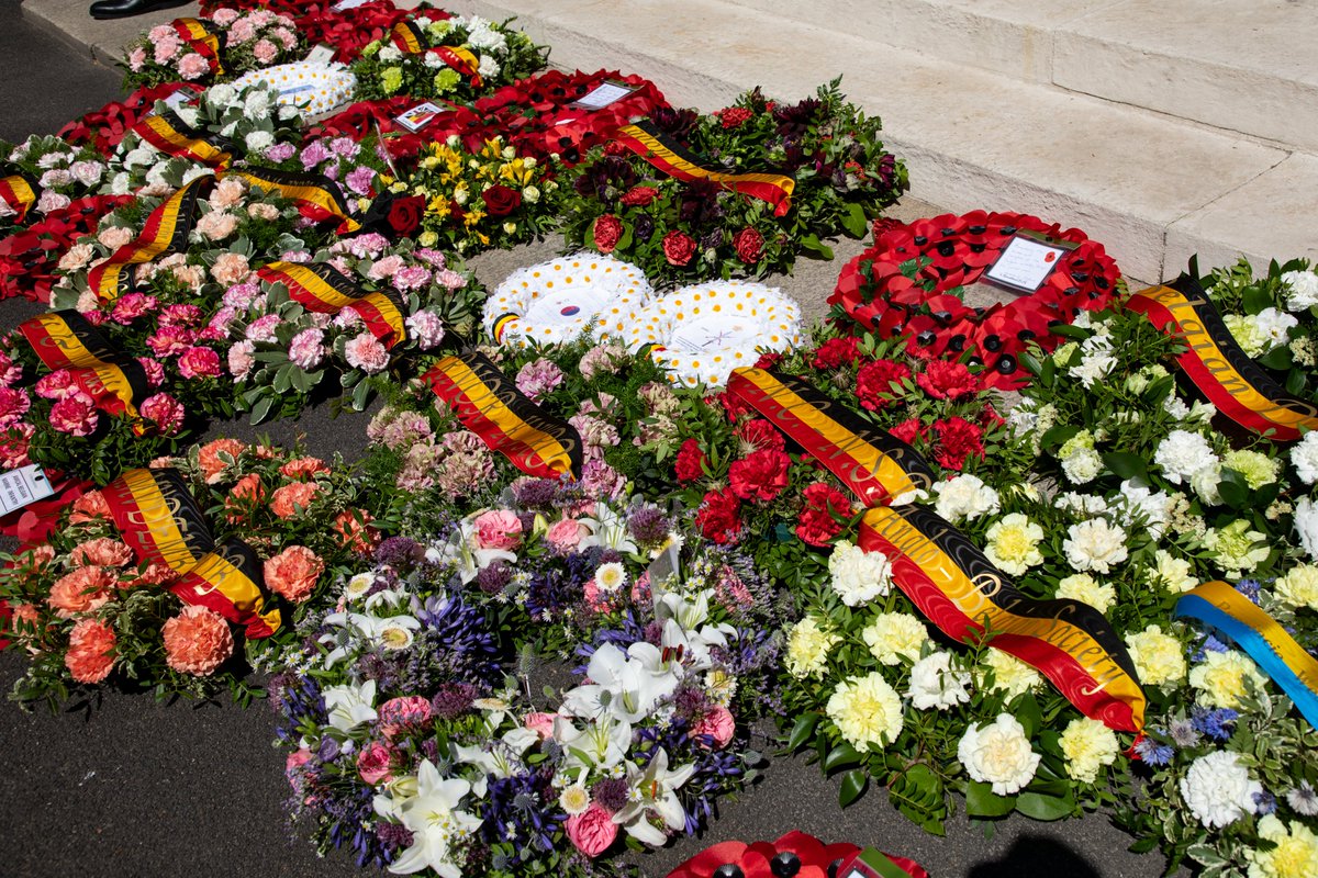 UKDefenceBeLux's tweet photo. The annual Belgian Parade was held today at the #Cenotaph in #London. The parade, symbolising the close ties between the 🇬🇧 and 🇧🇪 was first held in 1934.

#Belgium is the only non-Commonwealth country allowed to parade its troops in uniform and to bear arms in London. https://t.co/9FgVZYxuuX