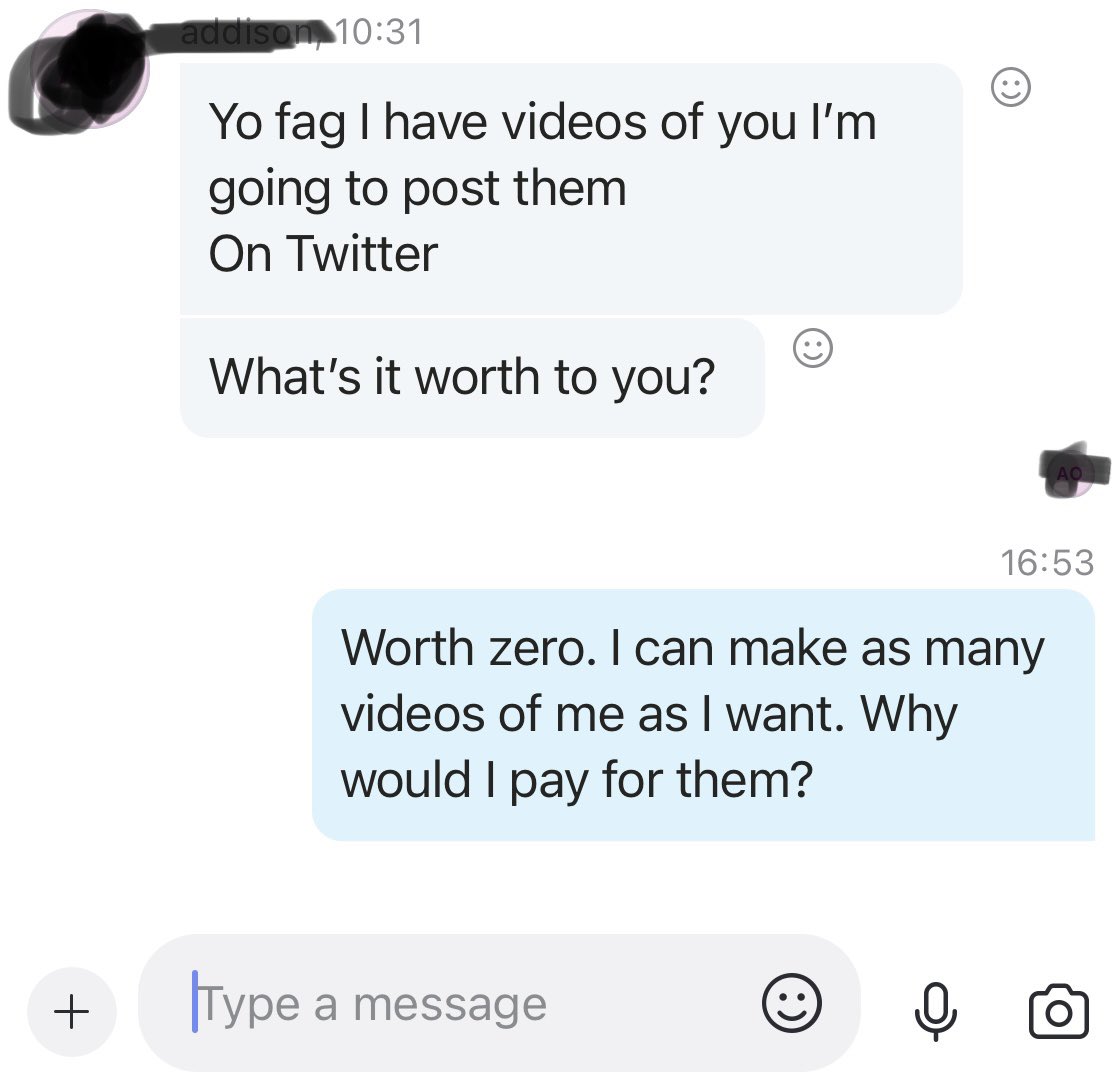 Another idiot that thinks this will work on me. #cashmaster #cashfag