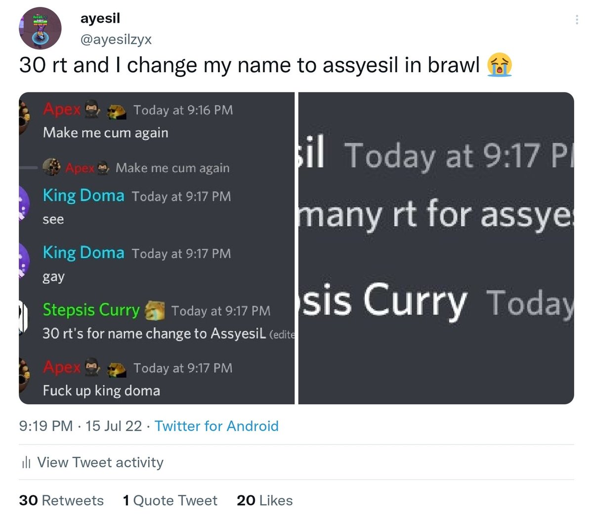 name change later today 😭