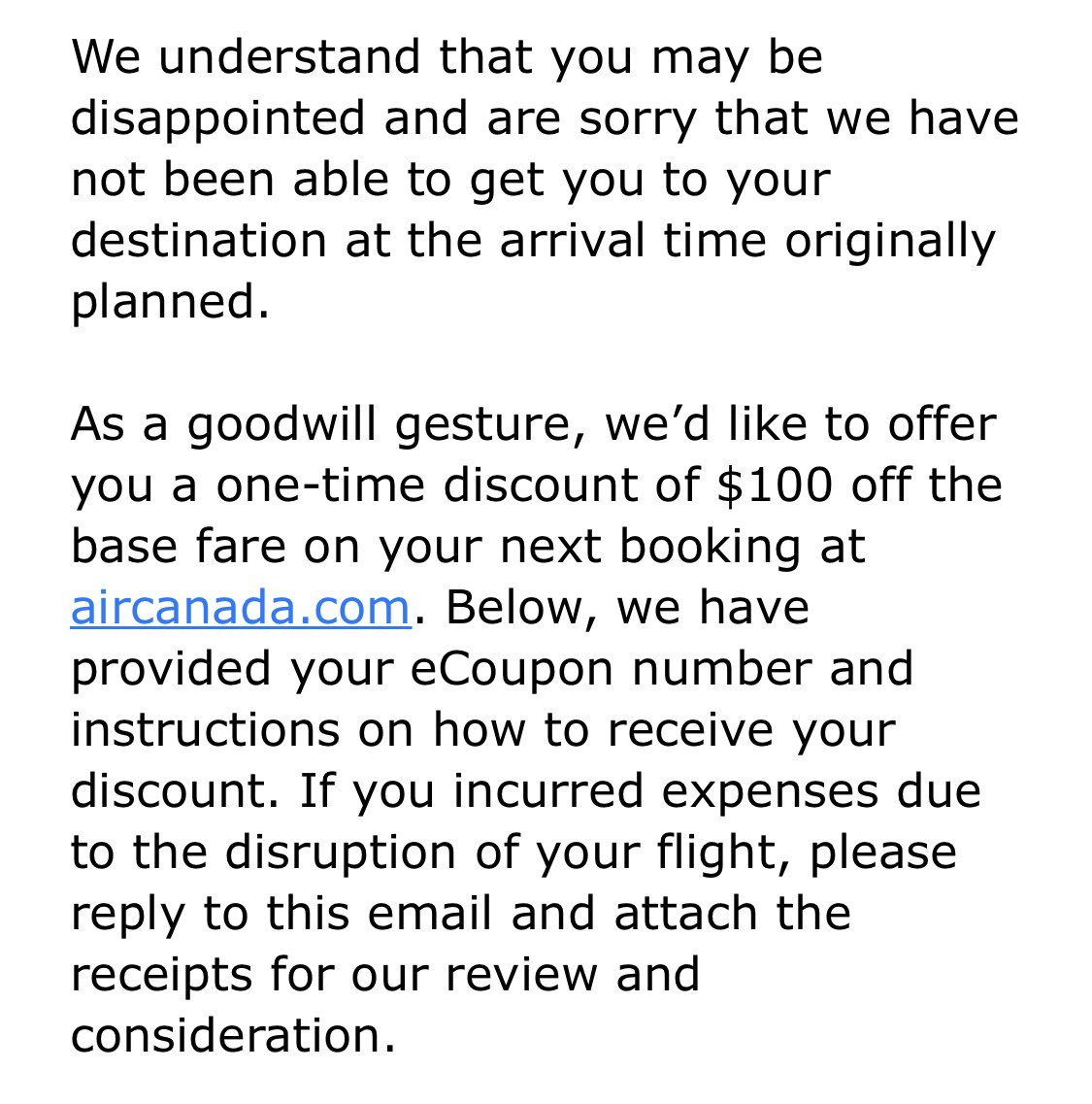 __felixd's tweet photo. @AirCanada cancelled my flight two days in a row. I neved ended up flying to my destination. Now they don’t even want to refund me and are offering me 100$ out of “good will”? What the fuck is this?? What a bunch of thieves. #AirCanadaChaos #thieves https://t.co/TRczruq2hI