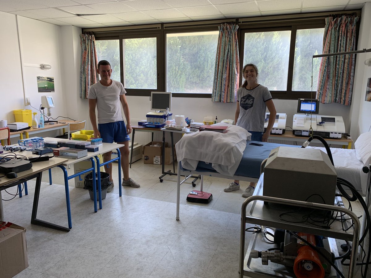 Aurélien Pichon (@aurelienpichon) on Twitter photo Installation du laboratoire d’hématologie au CNEA de Font-Romeu pour le projet <a href="/HYPOXPERF/">HYPOXPERF</a> avec l’équipe de <a href="/FFNatation/">FFN</a> eau libre !
Avant / après 😉
<a href="/LaboMOVE/">Laboratoire MOVE</a> @INSEP_PARIS <a href="/AgenceRecherche/">ANR - Agence nationale de la recherche</a> <a href="/UnivPoitiers/">Université de Poitiers</a> <a href="/STAPSPoitiers/">STAPS Université de Poitiers</a> <a href="/TeamVBRBC/">Team Vascular Biology and Red Blood Cells</a> <a href="/LaboratoireHP2/">Laboratoire HP2</a> <a href="/RadiometerMed/">Radiometer Medical</a> Installation du laboratoire d’hématologie au CNEA de Font-Romeu pour le projet <a href="/HYPOXPERF/">HYPOXPERF</a> avec l’équipe de <a href="/FFNatation/">FFN</a> eau libre !
Avant / après 😉
<a href="/LaboMOVE/">Laboratoire MOVE</a> @INSEP_PARIS <a href="/AgenceRecherche/">ANR - Agence nationale de la recherche</a> <a href="/UnivPoitiers/">Université de Poitiers</a> <a href="/STAPSPoitiers/">STAPS Université de Poitiers</a> <a href="/TeamVBRBC/">Team Vascular Biology and Red Blood Cells</a> <a href="/LaboratoireHP2/">Laboratoire HP2</a> <a href="/RadiometerMed/">Radiometer Medical</a>