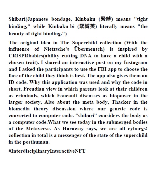 FarNft1's tweet photo. The concept that shibari in The #Superchild collection refers to
#NFTCommunity #NFT #NFTCollection https://t.co/VkwVmPkSCB
