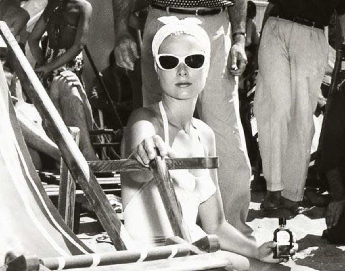 grace kelly in cannes for the filming of ‘to catch a thief’, 1954