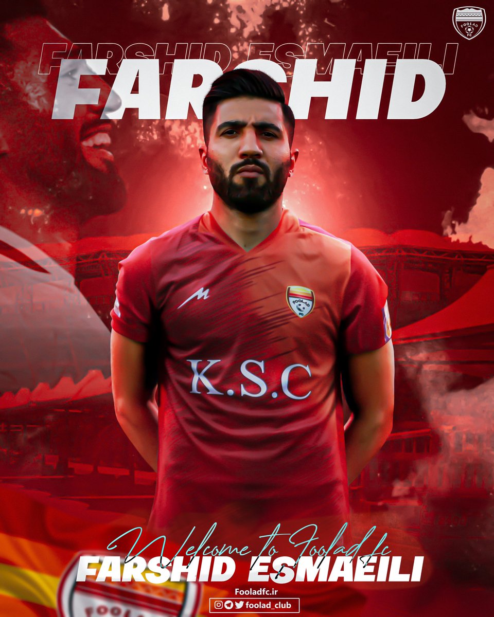 .
خوش آمدی به باشگاه بزرگ فولاد 
😍💛❤️