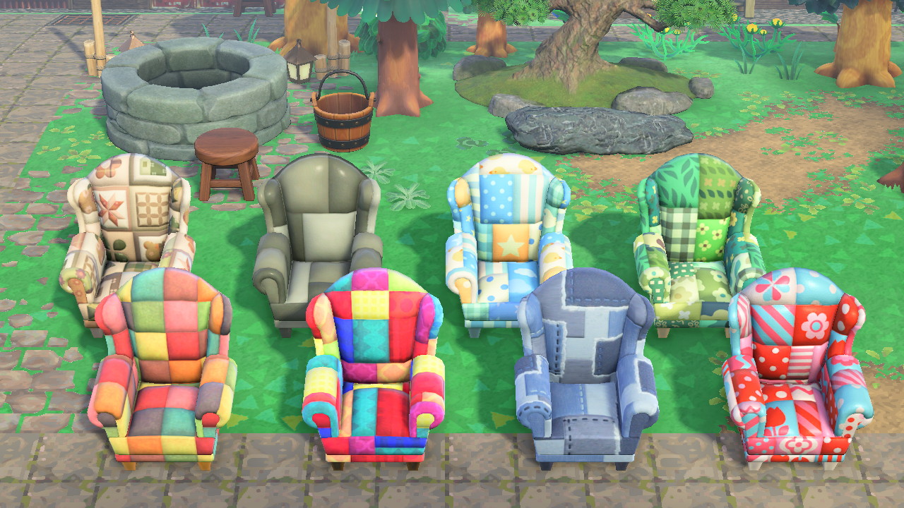Animal crossing new horizons chairs clearance