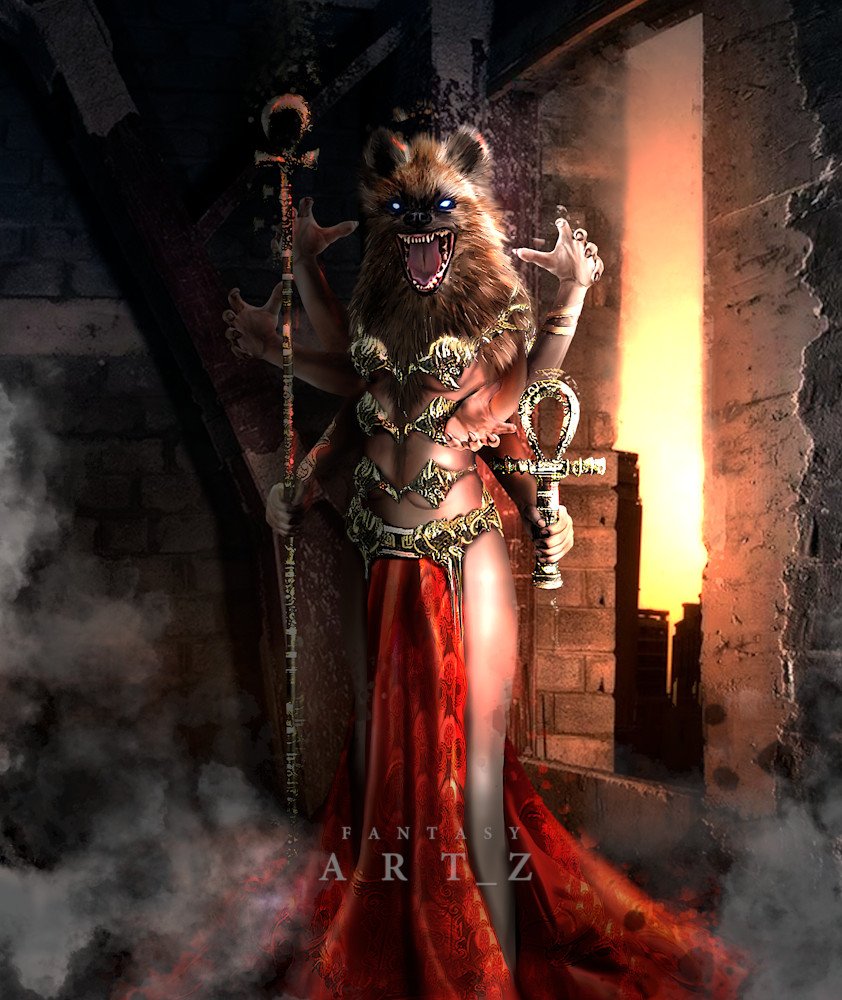 fantasy_art_z's tweet photo. Ok, I finish this image finally. My vision of Anubis. I am trying to create her in 3d version now but stuck in textures...This creature I will include in "Creatures" pack that will be out for sale one day. ( See pinned post)#anubis #Egyptian #goddess #AncientEgypt #aboptable #art https://t.co/xScax4kIGW