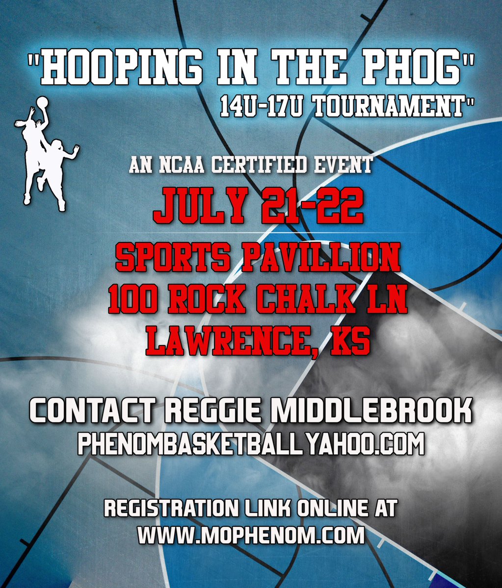 MissouriPhenom's tweet photo. College coaches please catch us in Lawrence KS for both late ncaa viewing sessions https://t.co/OSwBqPk1qc
