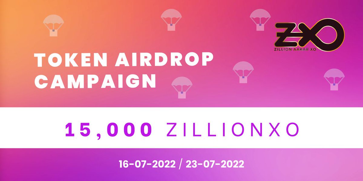 ZillionXO's tweet photo. Hey Zilliions, to celebrate the success of ZILLIONXO, we're doing 15,000 ZILLIONXO tokens + $300 USDT GIVEAWAY🎁

Participate: https://t.co/Ooc0v9Pjrw
Increase your chance of winning by:
(1) Like, Comment this post
(2) Retweet + Tag 2 friends

Good luck Zillions🚀 https://t.co/BJC36lOyit